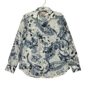 Robert Graham Exclusive Knowledge Wisdom Men's Shirt Medium Cotton Classic Fit